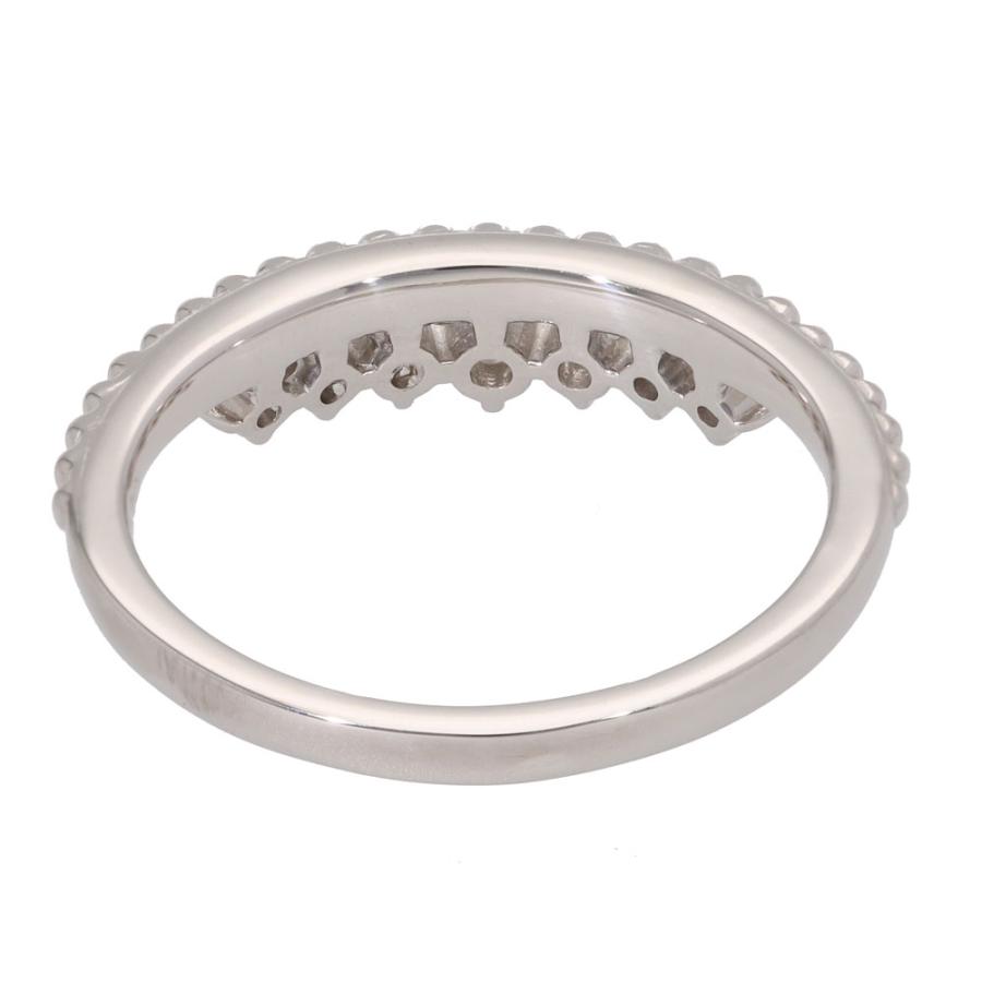 ティアラモチーフ プラチナ900 ダイヤモンド 0.20ct リングの画像