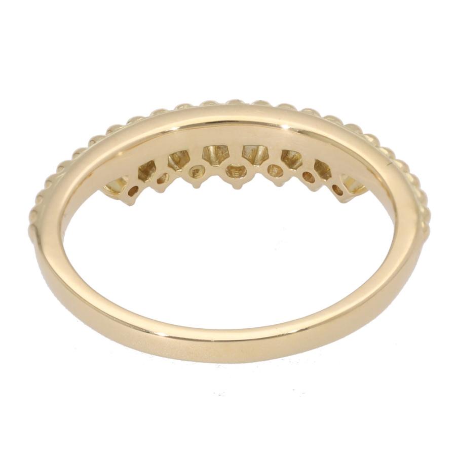 ティアラモチーフ K18 ダイヤモンド 0.20ct リングの画像