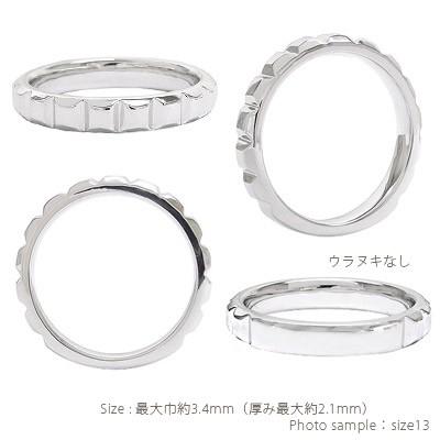 指輪 リング プラチナ900 pt900 地金 甲丸 石なし 無垢 レディース ジュエリー アクセサリーの画像