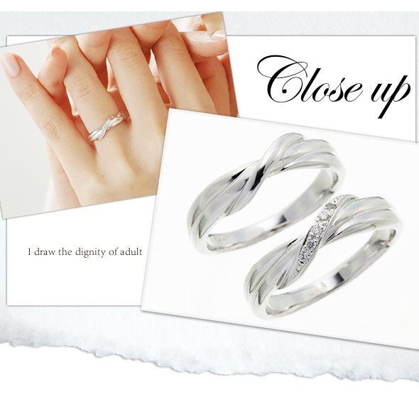 指輪 プラチナ900 pt900 ペアリング ダイヤモンド0.05ct 結婚ブライダル マリッジリング メンズ セット レディース ジュエリー クリスマスの画像