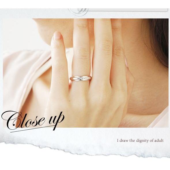 指輪 プラチナ900 pt900 一粒 ダイヤモンドリング 0.03ct 小指 メンズ 男女兼用 レディース ジュエリーの画像