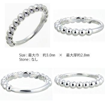 指輪 k18ゴールド 18金 リング 丸玉 ボール 小指 ピンキーリング レディース ジュエリー アクセサリーの画像