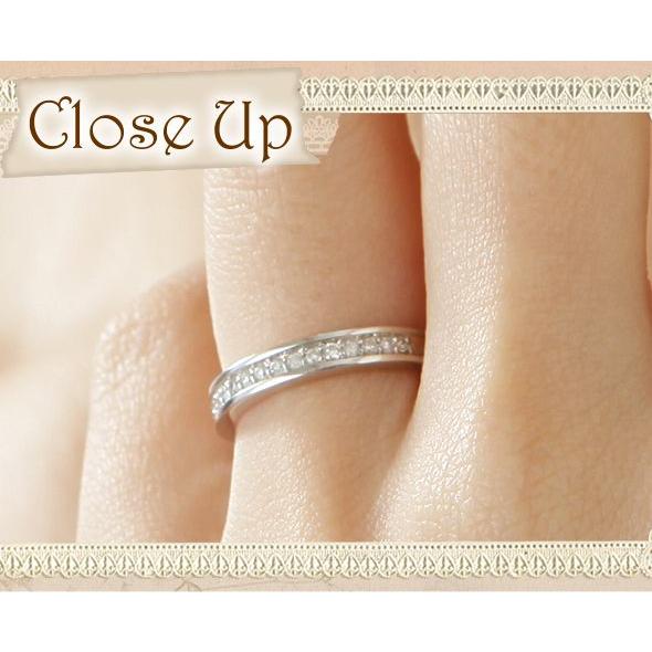 指輪 ダイヤモンド リング 0.15ct プラチナ900 pt900 ハーフエタニティリング レディース ジュエリー アクセサリーの画像