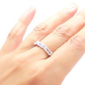 指輪 ブルームーンストーン バケットリング ダイヤモンド 0.08ct 6月誕生石 k18ゴールド 18金 レディース アクセサリーの画像