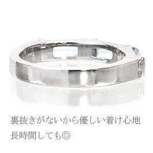 指輪 ブルートパーズ 11月誕生石 バケット リング ダイヤモンド 0.08ct k18ゴールド 18金 レディース アクセサリーの画像