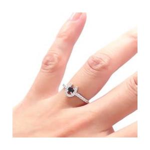 指輪 オニキス 馬蹄 ホースシュー ダイヤモンド 0.2ct k18ゴールド 18金 レディース ジュエリー アクセサリーの画像