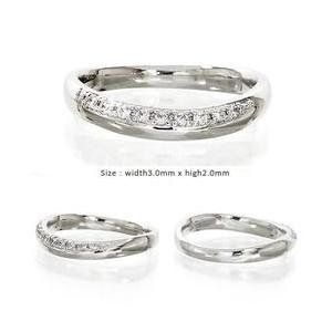 指輪 ダイヤモンド リング ダイヤモンド 0.1ct k18ゴールド レディース ジュエリー アクセサリーの画像
