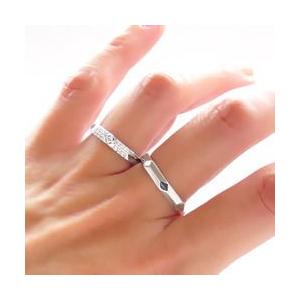 指輪 結婚ペアリング 2本セット ダイヤモンド 0.13ct プラチナ900 