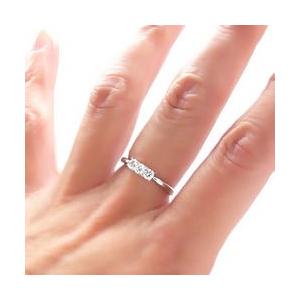 指輪 ダイヤモンド リング トリロジー スリーストーン 0.3ct k18ゴールド 18金 レディース ジュエリー アクセサリーの画像