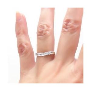 指輪 ダイヤモンド リング ダイヤ 0.12ct V字 エタニティリング プラチナ900 pt900 Vライン レディース アクセサリーの画像
