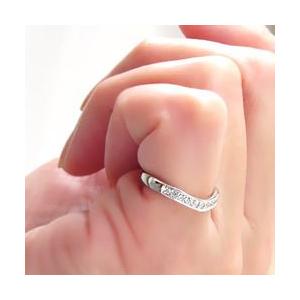 指輪 ダイヤモンド リング 0.1ct ハーフエタニティリング ピンキー リング プラチナ900 pt900 レディース アクセサリーの画像