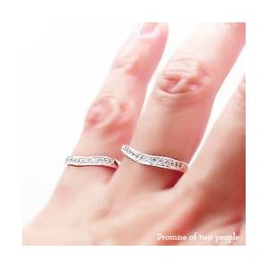 指輪 結婚ペアリング 2本セット ダイヤモンド リング 0.12ct 0.1ct プラチナ900 pt900 マリッジリング メンズ レディースの画像