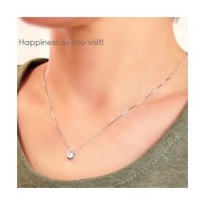 馬蹄 ネックレス ペンダント ホースシュー 一粒ダイヤモンド 0.25ct プラチナ900 pt900 ソリティア レディースの画像