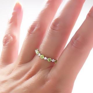 指輪 ダイヤモンド リング 0.13ct プラチナ900 pt900 カーブ カラーストーン レディース ジュエリー アクセサリーの画像
