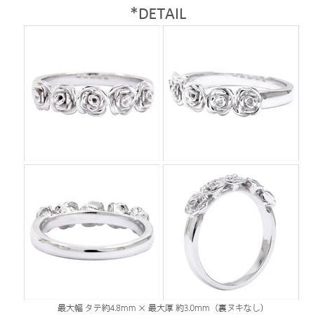 指輪 ローズリング k18ゴールド 18金 花 フラワー リング バラ ばら ROSE レディース ジュエリー アクセサリーの画像