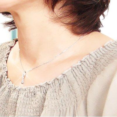 10粒 テンダイヤモンド ダイヤモンド ネックレス ペンダント 0.11ct プラチナ900 pt900 レディース アクセサリーの画像
