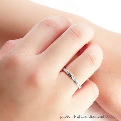 指輪 プラチナ900 pt900 トリロジー ダイヤモンド 0.1ct リング 平打ち レディース ジュエリー アクセサリーの画像