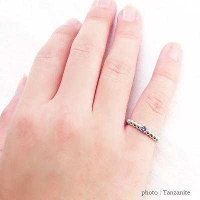 ピンキーリング ダイヤモンド リング 0.1ct 18金 ｋ18 丸玉 ボール レディース ジュエリー アクセサリーの画像