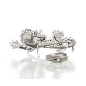 タイニーピン ラベルピン ピンバッジ ブローチ シルバー925 トカゲ 男女兼用 メンズ レディース ジュエリー アクセサリー