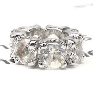 ベビーリング フルエタニティリング ブルームーンストーン 6月誕生石 ホワイトゴールド レディース アクセサリー レディース アクセサリー プレゼント