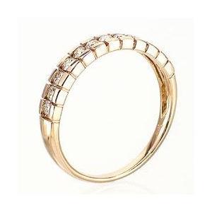 ピンキー リング ダイヤモンド リング 0.5ct k18ゴールド レディース ジュエリー アクセサリーの画像