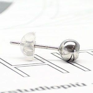 一粒 ダイヤピアス 片耳ピアス ソリティア ダイヤモンド 0.02ct k18
