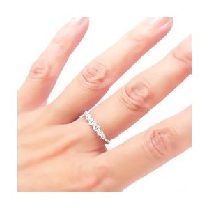 指輪 ダイヤモンド リング 0.5ct プラチナ900 pt900 ハーフエタニティリング 無垢 レディース ジュエリー アクセサリーの画像