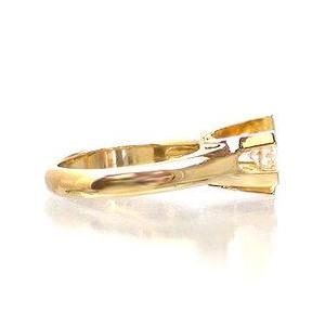 ベビーリング ダイヤモンド 0.10ct 4月誕生石ｋ18イエローゴールド レディース ジュエリー アクセサリーの画像