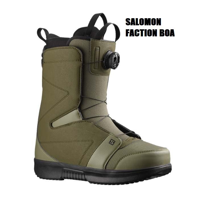 21/22 MODEL SALOMON FACTION BOA OLIVE 正規販売店 サロモン 