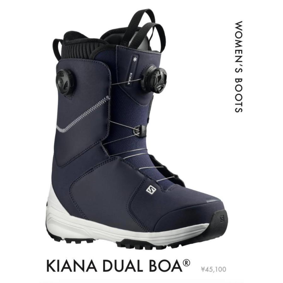 21/22 MODEL SALOMON KIANA DUAL BOA BLUE 24.5cm 正規販売店 サロモン  