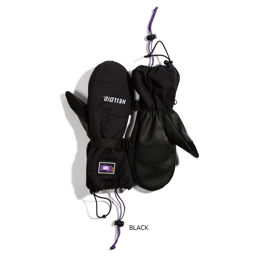 HELLOID ZIP MITTEN GLOVE ヘルロイド ジップ ミトン グローブ 耐水圧