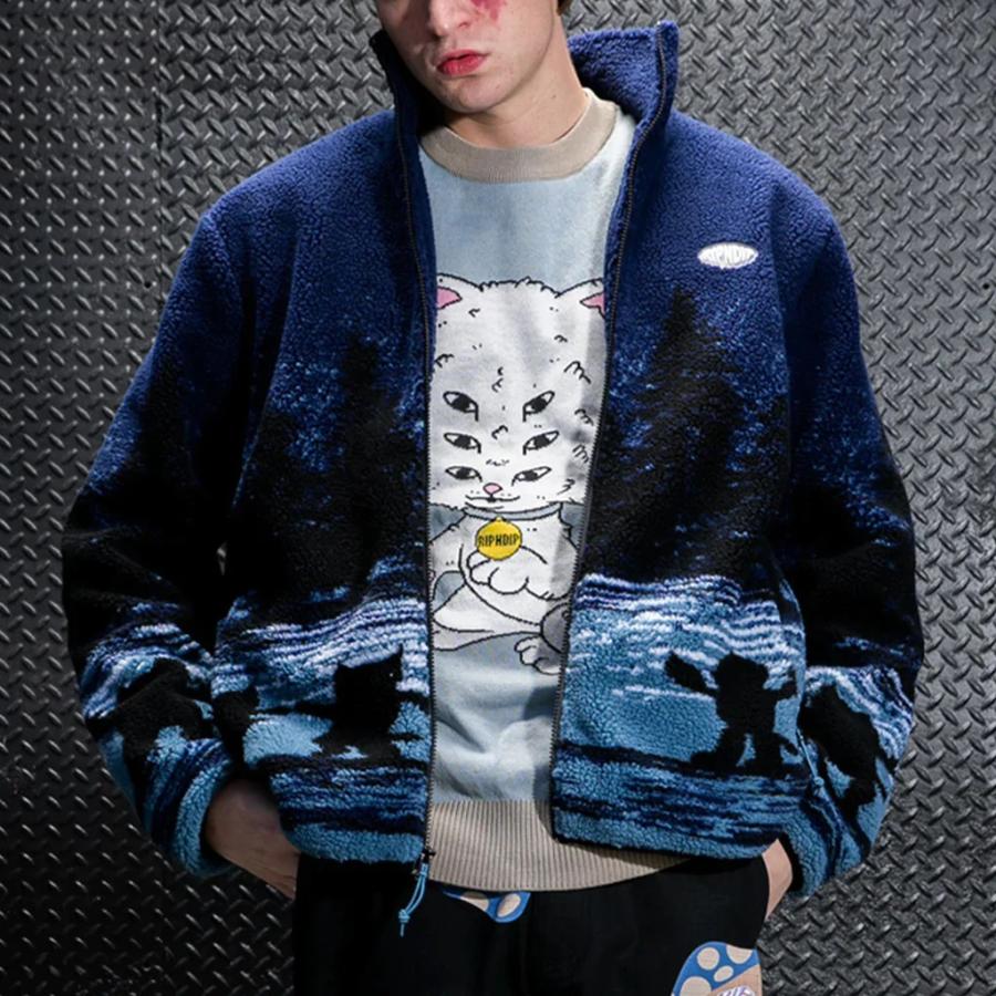 RIPNDIP（リップンディップ） フリース Cosmic Meadow Sherpa Jacket