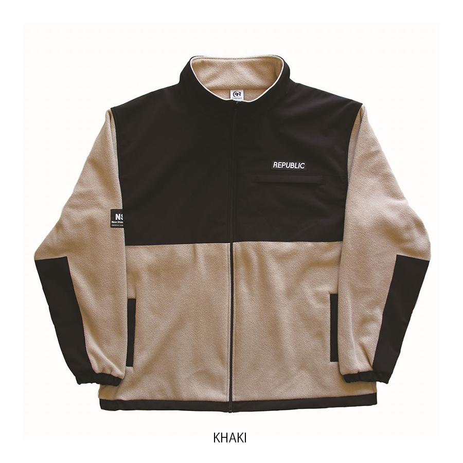 REPUBLIC リパブリック R.P.M CREW FLEECE JACKET REPUBLIC&CO R.P.M CREW FLEECE JACKET リパブリック フリース