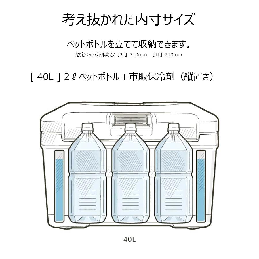 SHIMANO　VACILAND PRO 40L　シマノ　ヴァシランド PRO 40L　クーラーボックス　最大氷保持期間 13日間　頑丈設計　国内生産　MADE IN JAPAN　正規取扱店｜eternalyouth｜05