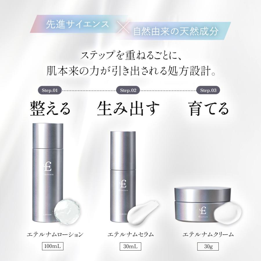 公式 / リニューアル】 スキンケア 3点 セット エテルナム 日本製 化粧