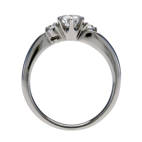 [e030077]Pt900ダイヤモンド エンゲージリング0.3Ct/D/SI1/3EX(H&C)　ハイクオリティ婚約指輪　中宝鑑定書付　心に残る美しい輝きをあなたの手元に。｜eternity1926-online｜03