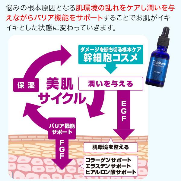 ヒト幹細胞 美容液 培養液 コスメ スキンケア EGF FGF ランキング1位獲得 正規品 公式 シェリボーン ディープエッセンス 30ml/キャンセル不可｜eterno-beauty｜14