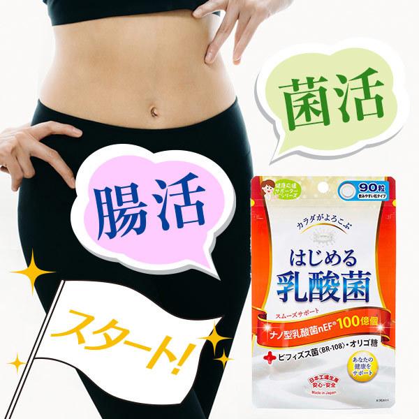 JAPAN GALS（ジャパンギャルズ） はじめる乳酸菌 90粒 約1ヶ月分