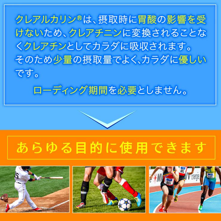 アスリートップ クレアチン クレアルカリン (R) 必須アミノ酸 90粒入30日分/ジャパンギャルズ/健康サプリメント/アクティブスポーツに励む方/送料無料｜eterno-beauty｜07