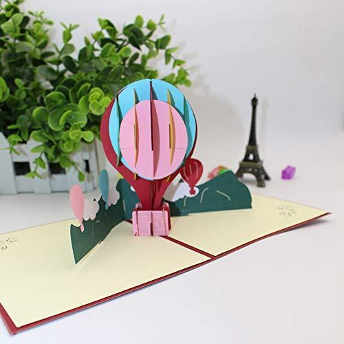 注文割引 テレビゲーム Y 0025 Eve熱気球3dポップアップグリーティングカードハッピーバースデーデイリーギフトかわいいバースデー グリーティングカード3d Greeting Card Www Threeriversofs Com