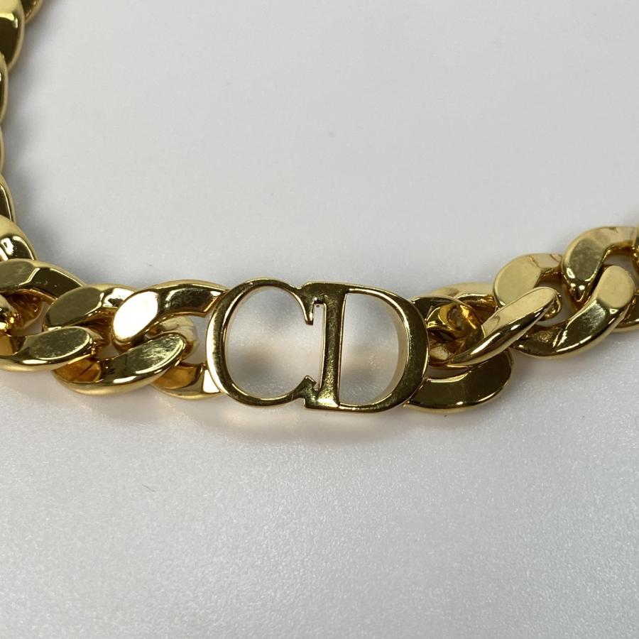 美品】Dior✨ネックレス 喜平 アクセサリー CDロゴ ゴールドdn541