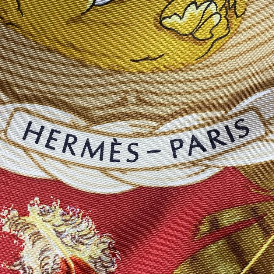 美品 エルメス HERMES レディース カレ90 COUVEE D'HERMES（エルメスの卵）_4