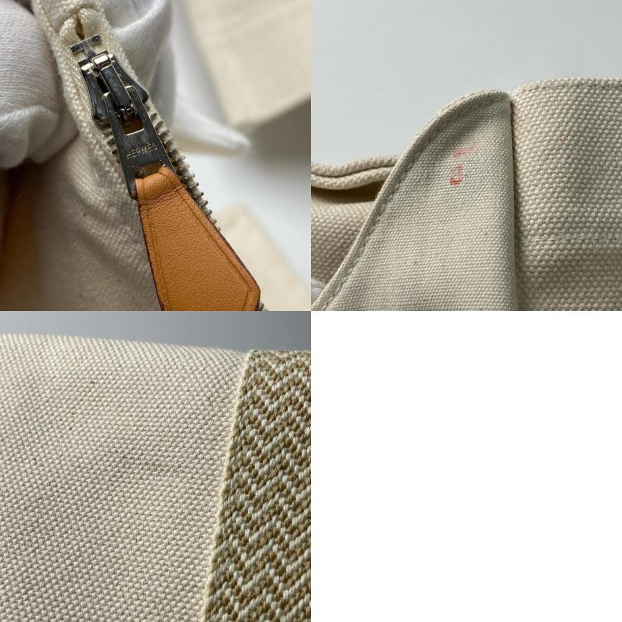 HERMES（エルメス） カンヌ MM キャンバス トートバッグ ポーチ付き 