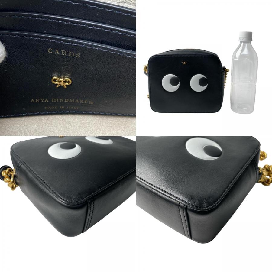 美品✨アニヤハインドマーチ　カメラバッグ　ショルダー　ミニ　アイズ　黒　正規品 ANYA HINDMARCH（アニヤ・ハインドマーチ） アイズ ショルダーバッグ