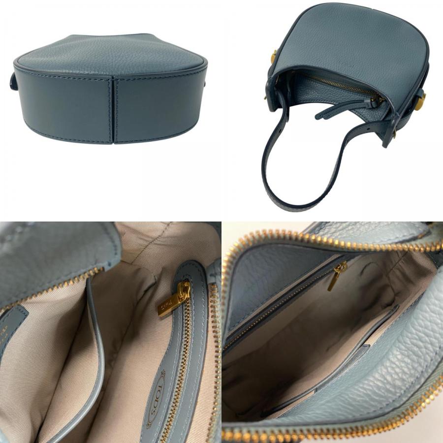 トッズ TOD's オーボエ ミニレザー 2way ショルダーバッグ ライト