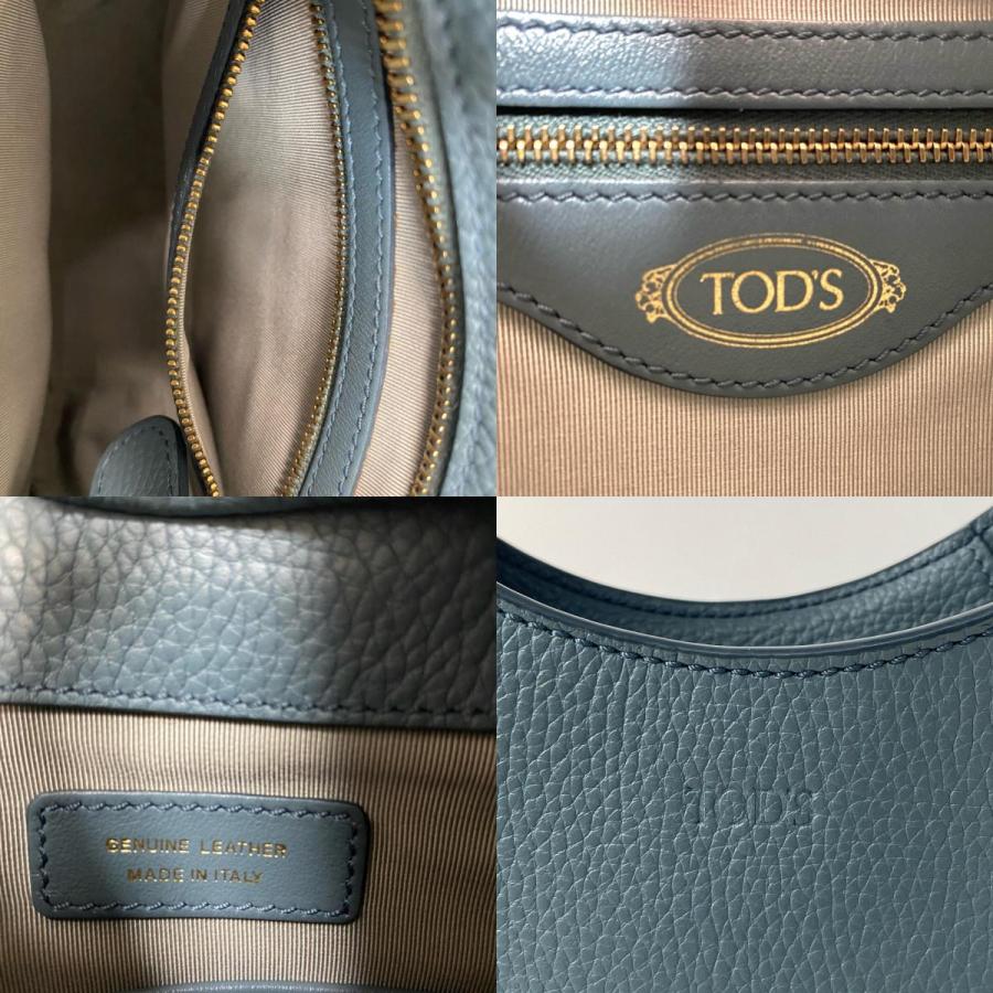 トッズ TOD's オーボエ ミニレザー 2way ショルダーバッグ ライト