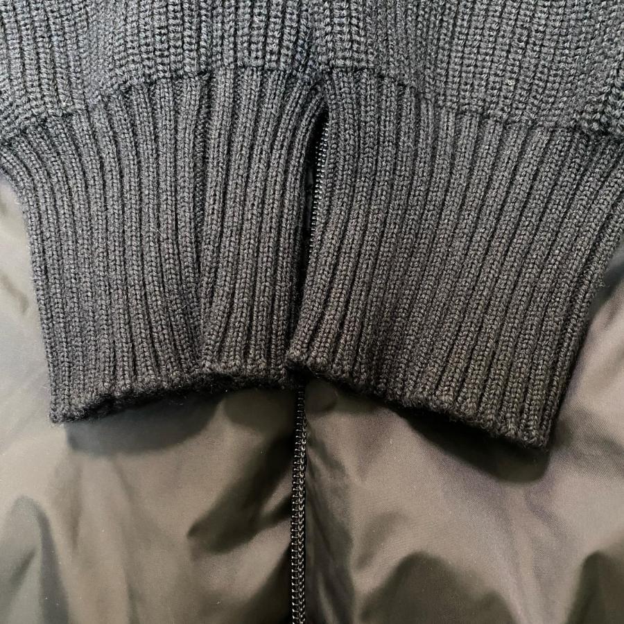 MONCLER（モンクレール） MONCER ニット切り替え ダウンジャケット XXL