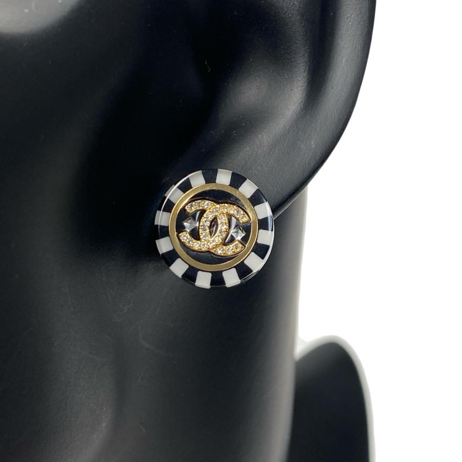 CHANEL（シャネル） 美品 ピアス ココマーク サークル GP D23 C 