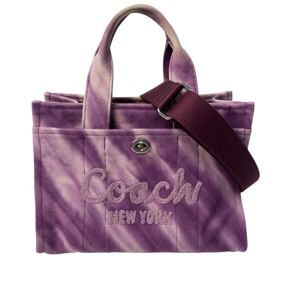 【sei 様】COACH コーチ 2way カーゴトートバッグ26 キャンバス COACH（コーチ） カーゴトートバッグ 26・タイダイ キャンバス 2way