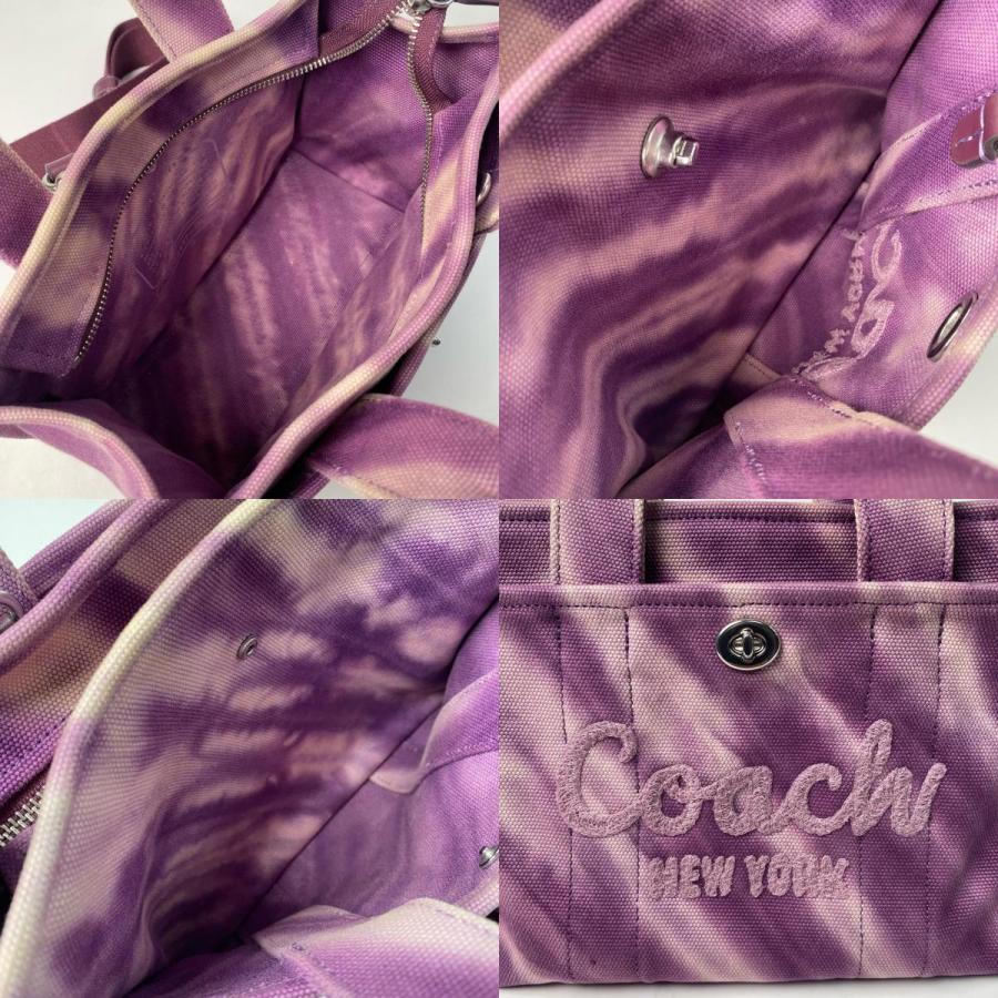 COACH（コーチ） カーゴトートバッグ 26・タイダイ キャンバス 2way 